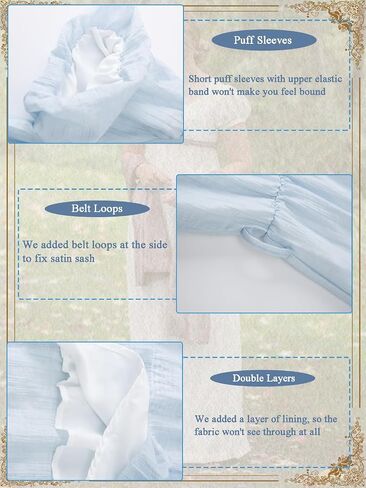 Regency Dresses for Women Regency Era Dress for Women Victorian Empire Waist Tea Party Ball Gown in Saudi Arabia