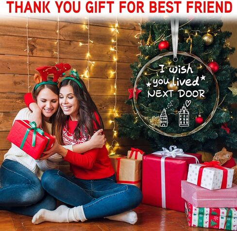 زينة الأصدقاء، زينة أفضل صديق - زينة Bestie للنساء، زينة الصداقة - ربما لا أستطيع إيقاف زينة عيد الميلاد المتساقطة - تذكار أفضل الأصدقاء - زخرفة زجاجية in Saudi Arabia