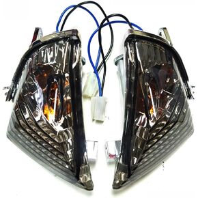 Rear Turn Signals Lamp Light Smoke Compatible with Suzuki 2006-2007 GSXR600 GSXR750 GSXR1000 2005-2006