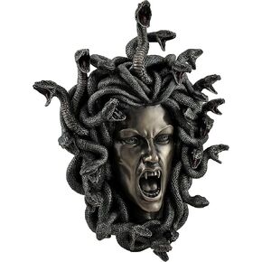 JFSM INC. Medusa Head w/Snake Hair Gorgon Lady Wall Plaque
