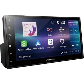Pioneer DMH-2000NEX 6.8" Double Din Multimedia Digital Media Receiver, Wired Apple CarPlay and Android Auto, Bluetooth, Backup Camera Compatible, Touchscreen, One Touch Navigation
