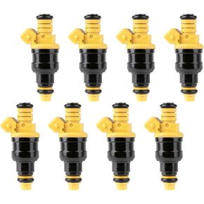 ECCPP 8pcs 4 Holes Fuel Injectors fit Ford F-150/Bronco/Crown Victoria/E-150 E-350 Club Wagon/E-150 E-350 Econoline Club Wagon/E-350 Super Duty/Excursion/Expedition/Mustang,Lincoln Navigator/Town Car