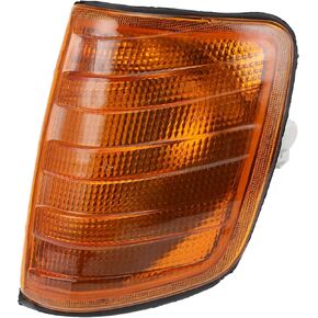 No.1248260943 Corner Signal Light Cover for Mercedes-Benz W124 1984-1996 Waterproof Yellow Left Corner Light Lamp Lens Plastic 1 Pc