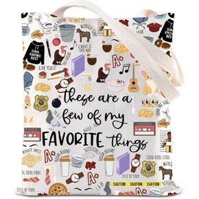 ENSIANTH Brooklyn Inspired Gift B99 Gina Gift 99th Precinct Reusable Shopping Bag B99 NYPD Tote Bag Brooklyn TV Show Fan Gift