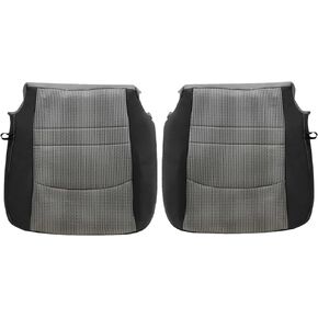 SecosAutoparts Driver and Passenger Side Bottom Replacement Cloth Seat Covers Gray Compatible with Dodge Ram 1500 2500 3500 4500 5500 2009 2010 2011 2012