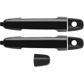 Exterior Door Handle 2Pcs Front Rear Driver & Passenger Side, Compatible with Toyota Camry 2002-2006, 03-13 Corolla Matrix, 04-12 Prius, 2002-2003 ES300,03-08 Pontiac Vibe, Replaces# 81309 92894