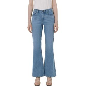 Women's Bootcut Flared Jeans Stretchy Slim fit Denim Pants FGFL01