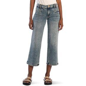 KUT from the Kloth Women's Charlotte Mid Rise with Regular Hem-frt Welt in Relative
