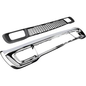 شبكة شواء المصد الأمامي السفلي من MOTOALL وغطاء من الكروم 68143101AC مناسب لسيارة جيب جراند شيروكي 14-16 in Kuwait