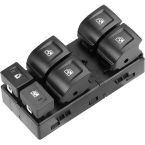 LCWRGS Master Power Window Switch Side Driver متوافق مع 2014-2022 Chevy Silverado 1500 2500 HD 3500 HD، Colorado، GMC Canyon، Sierra، Canyon، Cadillac ATS-V، OE # 23427098