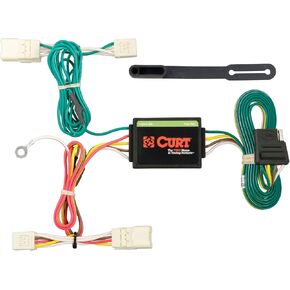 CURT 56223 Vehicle-Side Custom 4-Pin Trailer Wiring Harness, Fits Select Mitsubishi Mirage, G4 Black