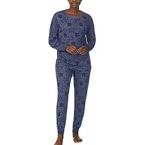 Wizarding World Womens 2-Piece Cozy Pajama Set (Harry Potter Navy, XX-Large)