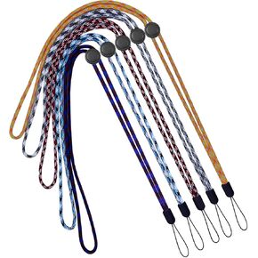 YOUOWO 5 PACK lanyard Adjustable Lanyards neck strap lanyard for Keys pen phone id Badges Holder