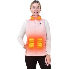 ANTARCTICA GEAR Women's Heated Vest With 16000mAh Battery Pack, Rechargable Lightweight Heated Vest for Winter Outdoor