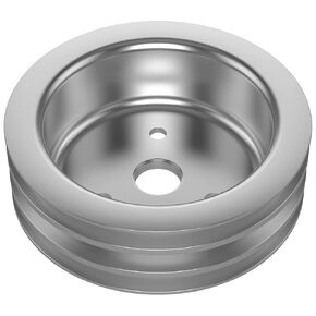 SBC 3 Groove Crank Pulley for Small Block Chevy 265 267 283 302 305 307 327 350 383 400 Short Water Pumps
