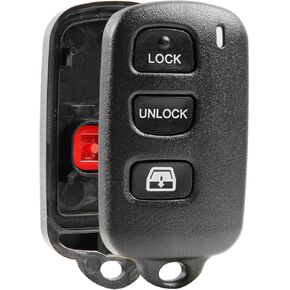 Fits Remote Key Fob Shell Case Window Replacement for Toyota Sequoia 4Runner 3btn (ELVATDD)