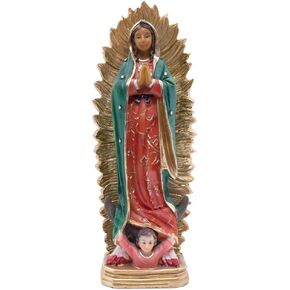 8" Our Lady of Guadalupe Statue || Great Catholic Gift for First Holy Communion, Confirmation, Weddings, and Housewarming