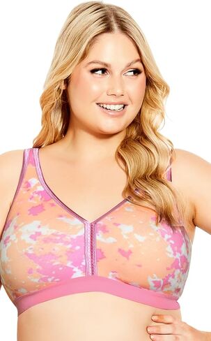 Avenue Women's Plus Size Bra - Fashion Cotton Print in Saudi Arabia