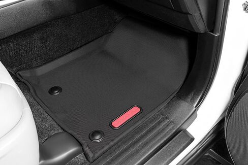BaseLayer Floor Mats for Toyota 4Runner (2013-2024) & Lexus GX 460 (2014-2023) - Made in USA – Premium All-Weather Mats - Front (Gray Logo) in Saudi Arabia