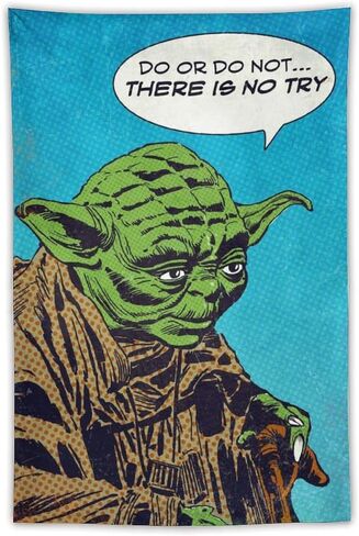 There is No Try Inspirational Quote Tapestry - Motivational Wall Art for Living Room, Office, Bedroom Decor, 40x60 Inch Hanging Poster to Inspire and Motivate in Saudi Arabia