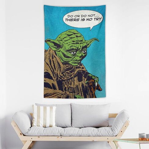 There is No Try Inspirational Quote Tapestry - Motivational Wall Art for Living Room, Office, Bedroom Decor, 40x60 Inch Hanging Poster to Inspire and Motivate in Saudi Arabia
