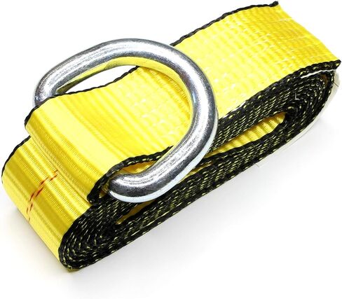 (Pack of 4) 2" X 12ft Feet Lasso Strap with D Ring Auto Tie Down in Saudi Arabia