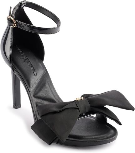 صندل نسائي من KARL LAGERFELD بكعب عالي وشريط للكاحل للسهرات in Kuwait