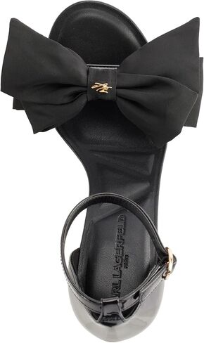 صندل نسائي من KARL LAGERFELD بكعب عالي وشريط للكاحل للسهرات in Kuwait