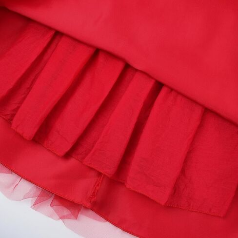 Uhnice Flower Girl Dress Floral Butterfly Tulle Tutu Bowknot for Wedding Birthday Party in Saudi Arabia