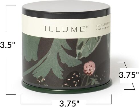 ILLUME شمعة معطرة بشكل جميل من تيرا تاباك فانيتي تين، 7.62 سم ​​طول × 5.08 سم عرض × 2.54 سم ارتفاع in Saudi Arabia