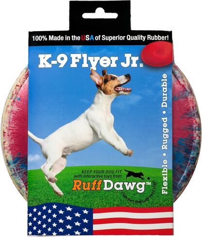 Ruff Dawg Peanut Crunch Rubber Dog Toy Assorted Neon Colors in Kuwait