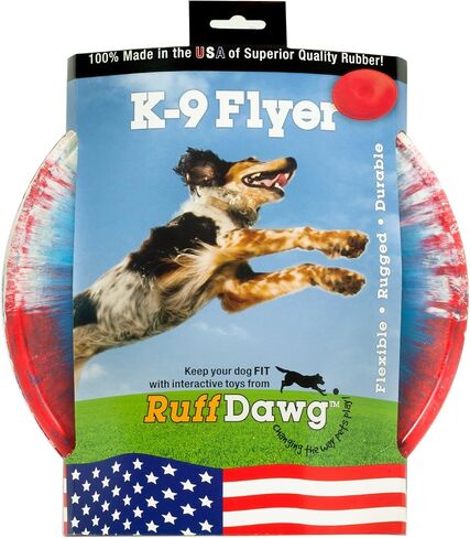 Ruff Dawg Peanut Crunch Rubber Dog Toy Assorted Neon Colors in Kuwait