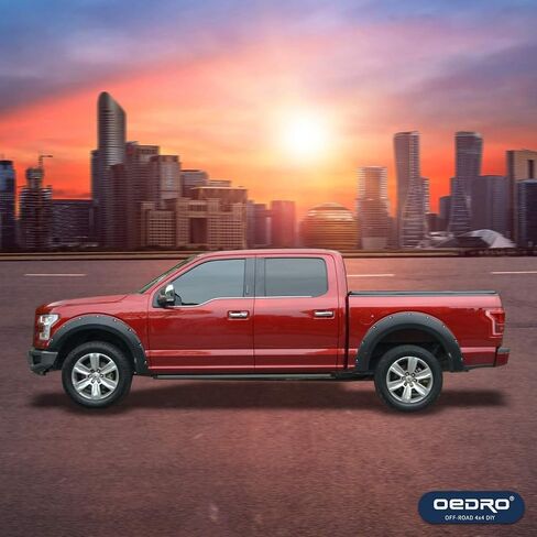 OEDRO Soft Tri-Fold Tonneau Cover, Custom Fit for Chevy Silverado 1500 / GMC Sierra 1500 New Body Style 2019-2025, Designed to Accommodate Fleetside 6.6 Ft Bed w/o Multi-Flex Tailgate in Saudi Arabia