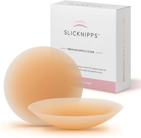 Nipple Covers for Women, Sticky Adhesive, Reusable, Extended Hold, Travel Box, Hypoallergenic, Silicone Pasties in Saudi Arabia