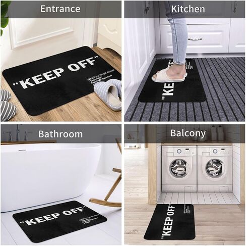 Keep Off Area Rug Yoga Sofa Polyester Carpet Floor Door Mat for Home Art Decor Living Room Bedroom (NKF03, 36x24in(90x60cm)) in Saudi Arabia