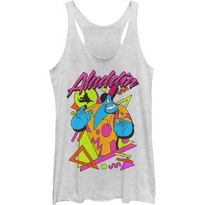 Disney Women's Princess Ala Genie Tri-Blend Racerback Layering Tank