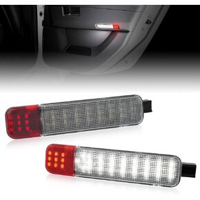 ضوء لوحة الباب الداخلي LED متوافق مع Chevy GMC Silverado/Sierra C/K 1500 2500 3500 Suburban Tahoe Avalanche Yukon Escalade [أزرق ثلجي]