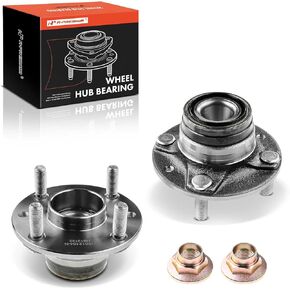 A-Premium 2 x Front Wheel Bearing and Hub Assembly with 4-Lug Compatible with Mazda Miata 1990-2005