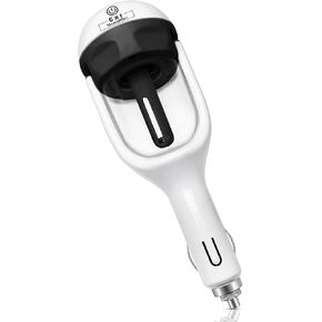 Car Humidifier, Car Essential Oil Diffuser, Portable Car Air Freshener, Personal Car Purifier Humidifier, Mini Cool Mist Humidifier with 12V Charging Port Black