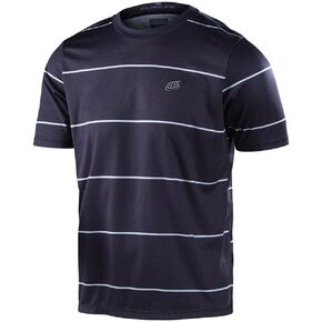 Troy Lee Designs Cycling MTB Bicycle Mountain Bike Jersey Shirt for Men, Flowline SS Revert (Black, Large)