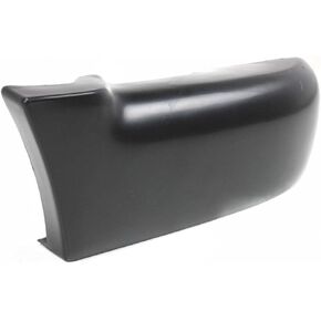 DAT AUTO PARTS Front Right Passenger Side Bumper End Cover Cap Replacement For 1994-1997 Chevrolet Chevy S10 Pickup Truck Without Molding, With Flares Black Textured Plastic GM1005140 12383112