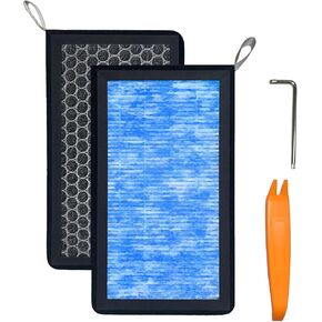 Tesla Model 3 Model Y Air Filter 2 Pack HEPA Cabin Air Filter with Activated Carbon Tesla Air Filter Replacement (2016-2024)