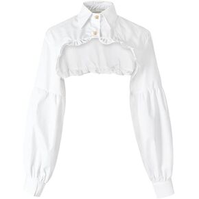 Fake Collar Half Shirts Detachable Black Collar False Lapel Blouse Collar Women Faux Collar Shirt