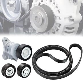 90K-39053 Serpentine Belt Kit Compatible with Jeepp 08-17 Compass 08-16 Patriot Chrrysler 07-10 Sebring 11-14 200 Do.dge 09-17 Journey 08-14 Avenger 08-12 Caliber