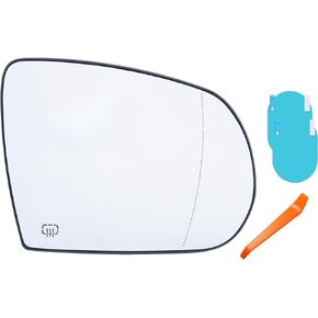 EAP Passenger Side Mirror Glass Compatible with Jeep Cherokee 2014-2023, Jeep Compass 2017-2023, Heated 68228914AA 68228912AA 68228910AA 68228916AA 68368576AA CH1325175