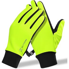KUTOOK Winter Gloves Women Men Windproof Thermal Fleece Gloves for Running Hiking Biking Ski with Touchscerren WF706