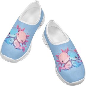 Girls Kids Slip On Sneakers Big Kids Casual Gym Tennis Shoes Soft Sole