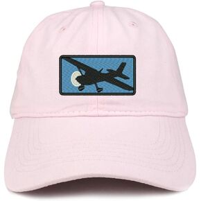Trendy Apparel Shop Aircraft Embroidered Unstructured Cotton Dad Hat