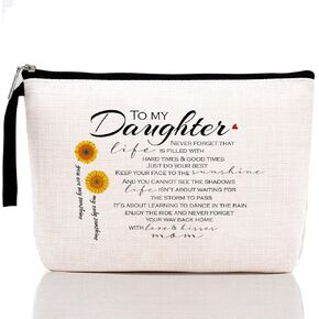 Western Makeup Bag Country Girl Gifts Western Stuff Cowgirl Gifts Western Gifts for Women Mom Daughter Western Cosmetic Bag Zipper Bag Travel Bag for Graduation Nurses Day Birthday Gifts-3 Brown