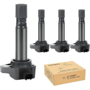 NPAUTO Ignition Coil Pack Replacement for 1.8L 1.8 Honda Civic 2006 2007 2008 2009 2010 2011, LX EX DX GX EXS LXS, 30520-RNA-A01 UF582, 4pcs